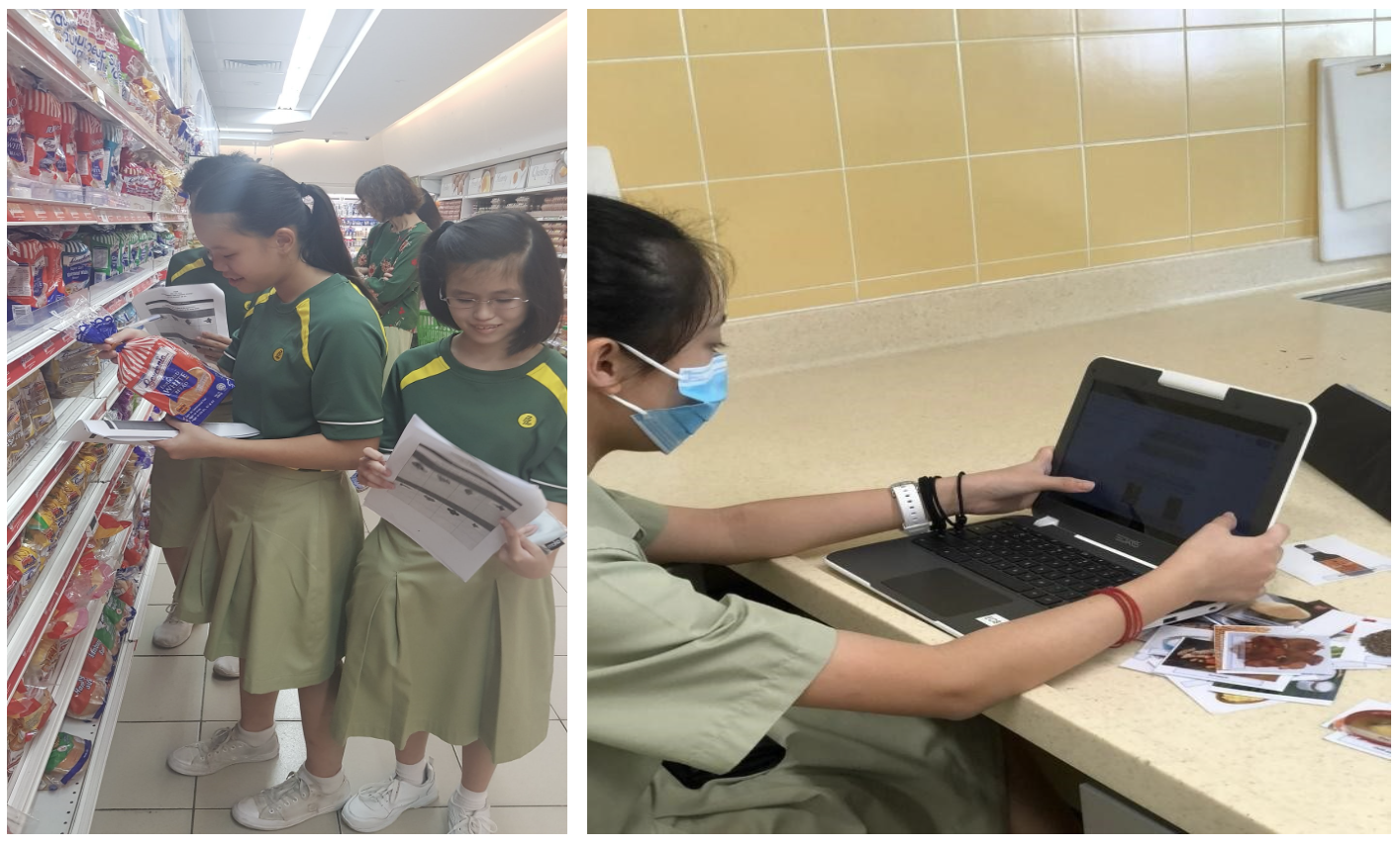 supermarket visit was mounted where students learn more about comparative shopping and analyzing nutritional claims on a food product.